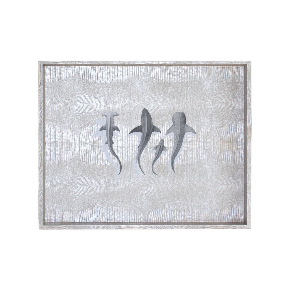 CHAROLA GRANDE TEJUS PLATA BEIGE