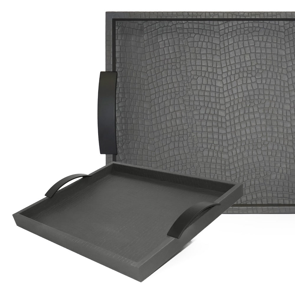 CHAROLA EXTRA GRANDE PIEL LISO DELUXE