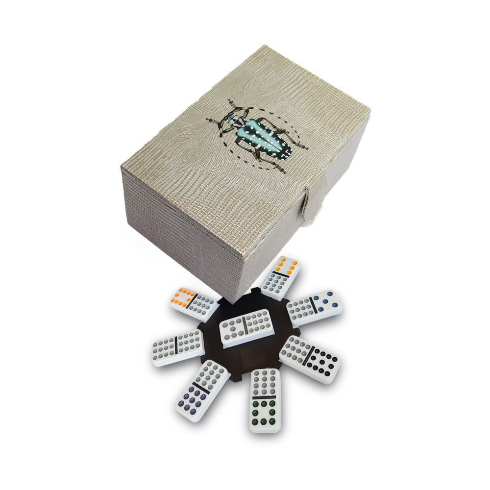 DOMINO CUBANO TEJUS PLATA BEIGE
