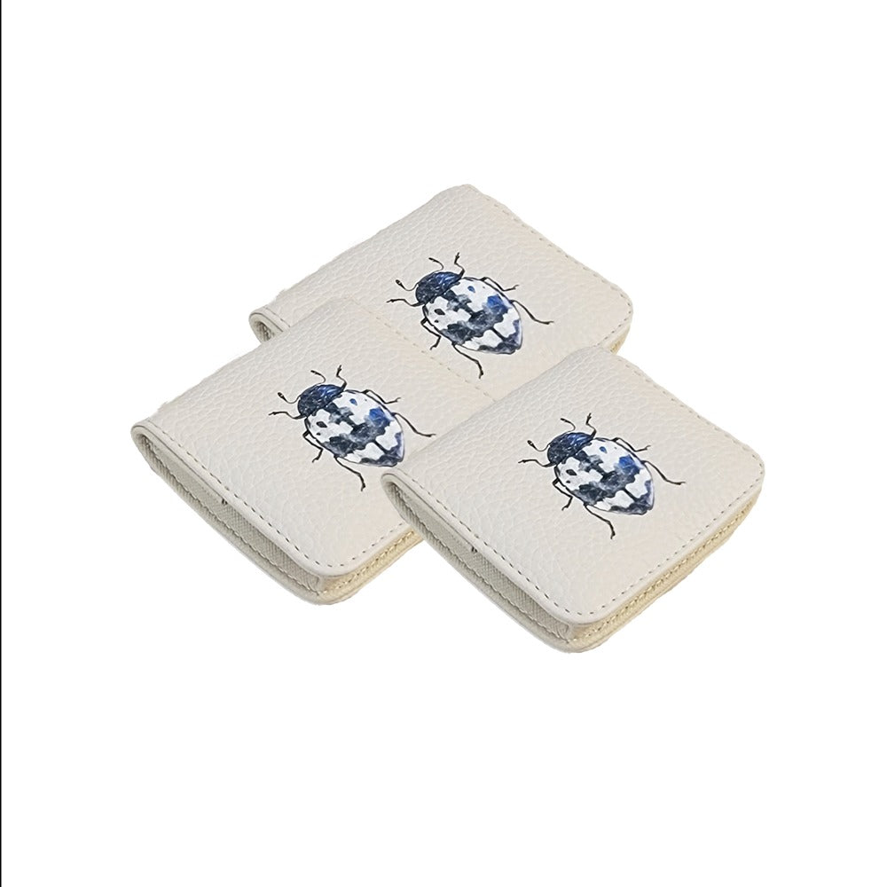 MONEDERO CUADRADO HOLLY 503 HUESO LADY BLUE