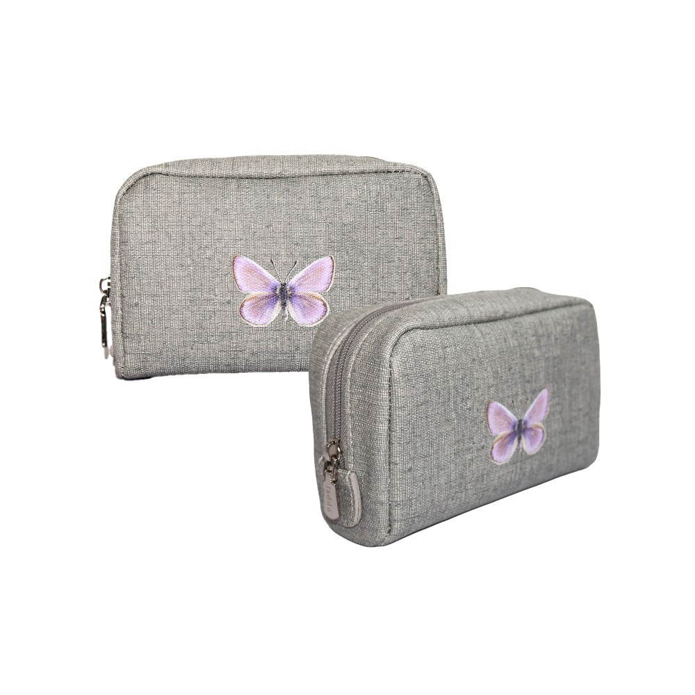 POUCH MONKEY FIORE GRIS