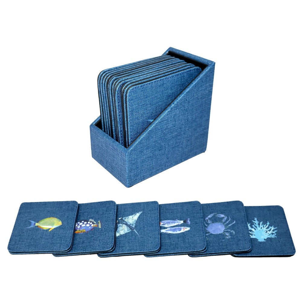 ESTUCHE PORTA VASOS CUADRADOS 12