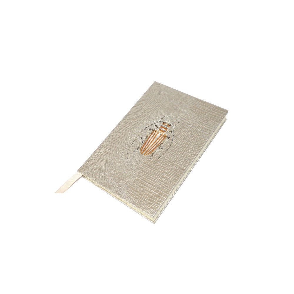 LIBRETA TEJUS PLATA BEIGE