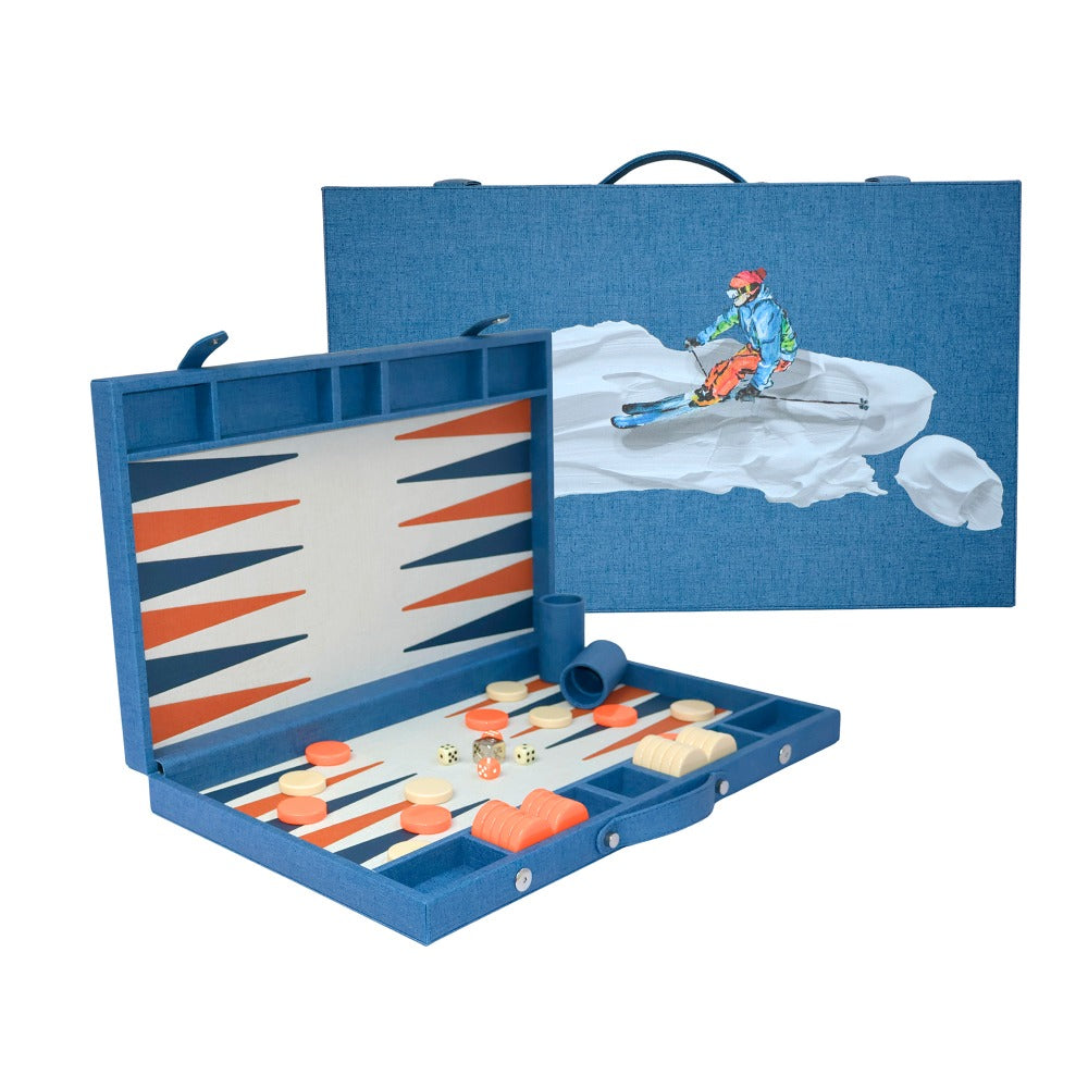 BACKGAMMON GRANDE FIORE OCEANO TAY XACUR