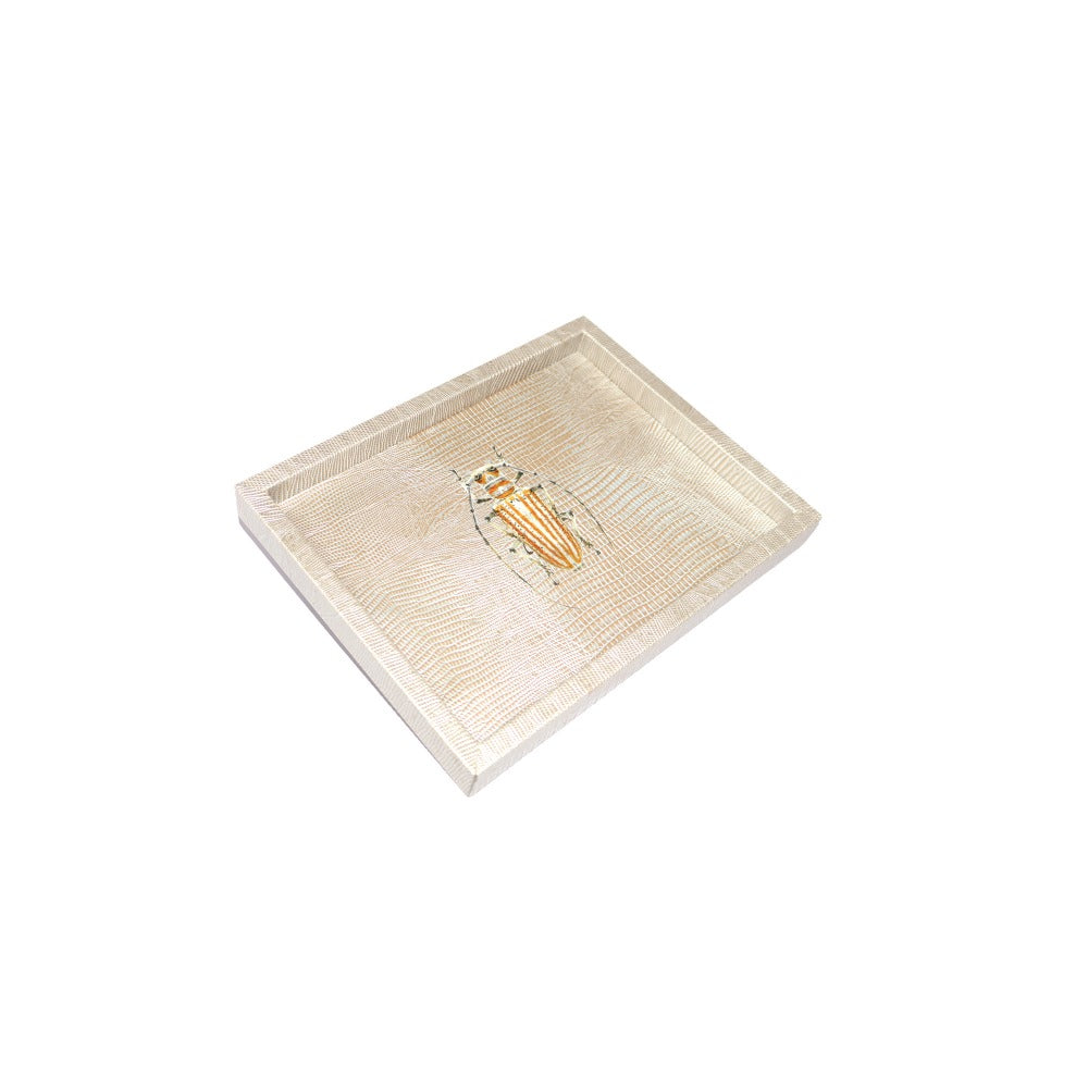 CHAROLA LADDU TEJUS PLATA BEIGE