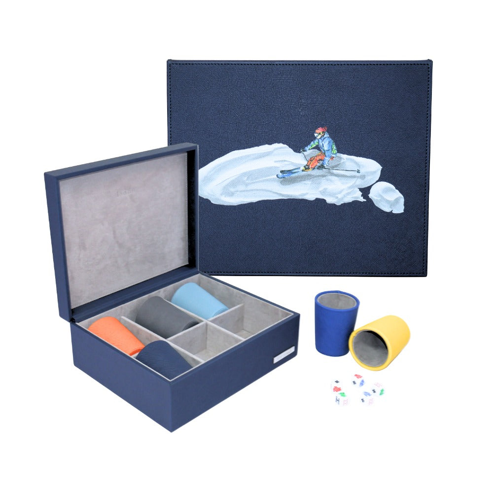 SET CUBILETES FORRO AZUL NOCHE TAY XACUR