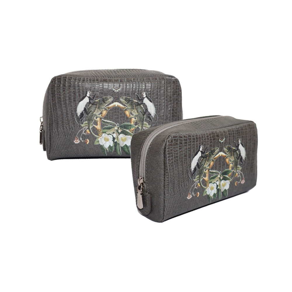 POUCH MONKEY GRIS ARMADILLO MUZALUCI