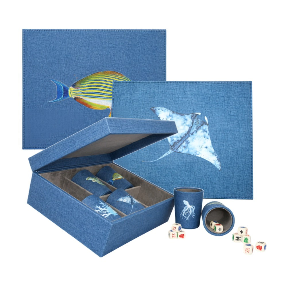 SET CUBILETES FIORE OCEANO