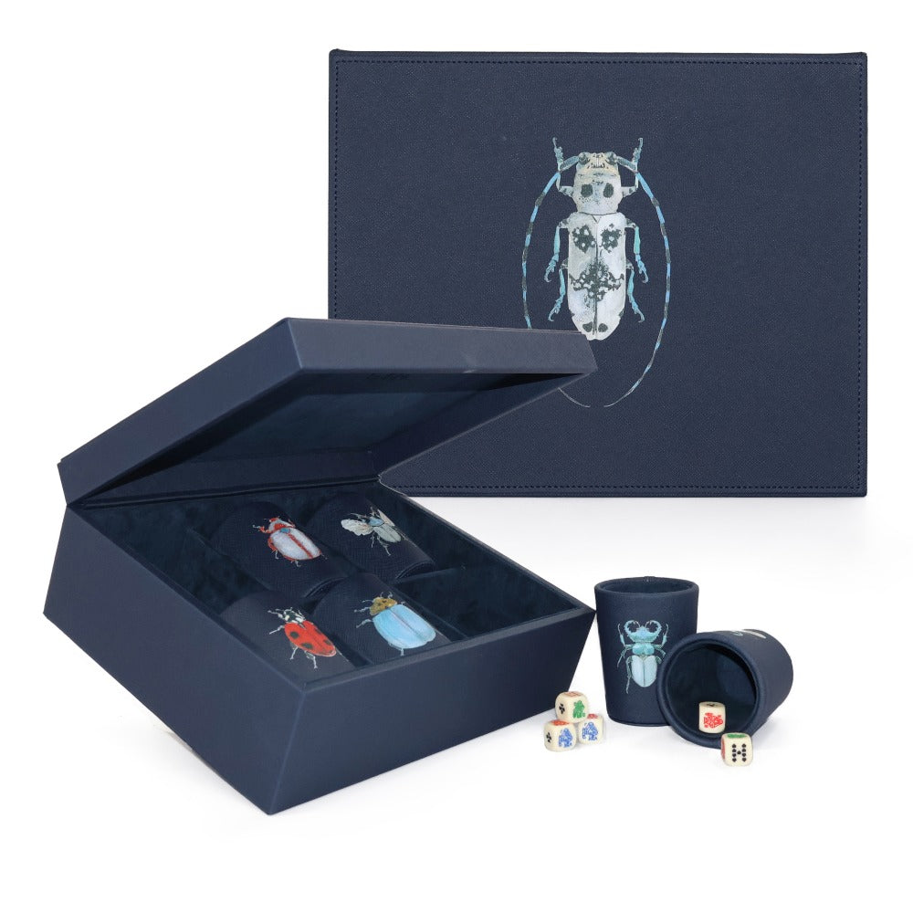 SET CUBILETES FORRO AZUL NOCHE