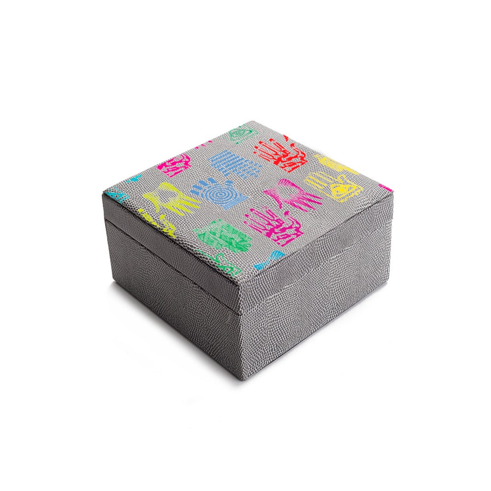 CAJA DE TE 4 REPTIL GRIS PEDRO FRIEDEBERG