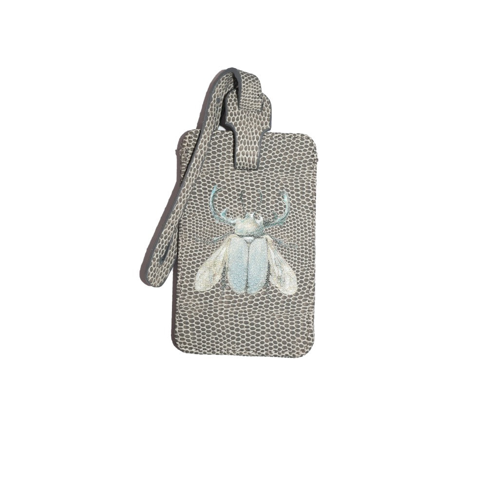 TAG PARA MALETA REPTIL GRIS