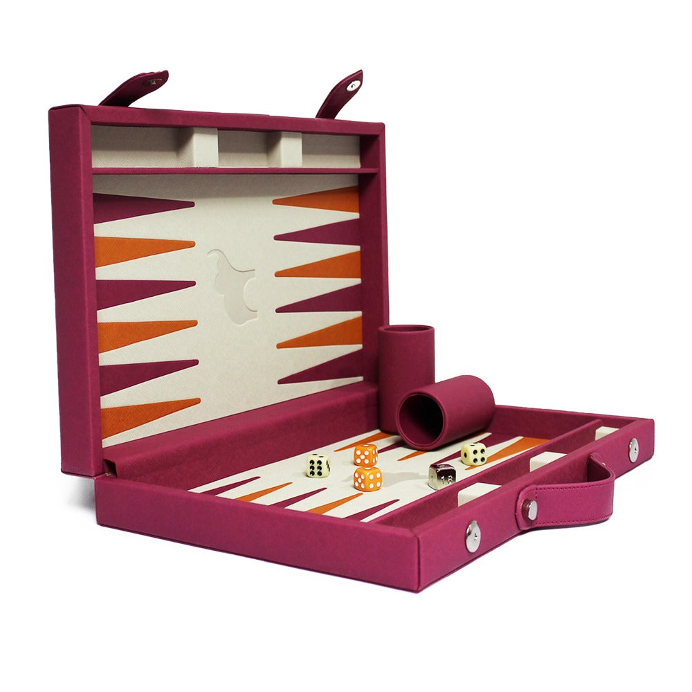 BACKGAMMON GRANDE FORRO MAGENTA
