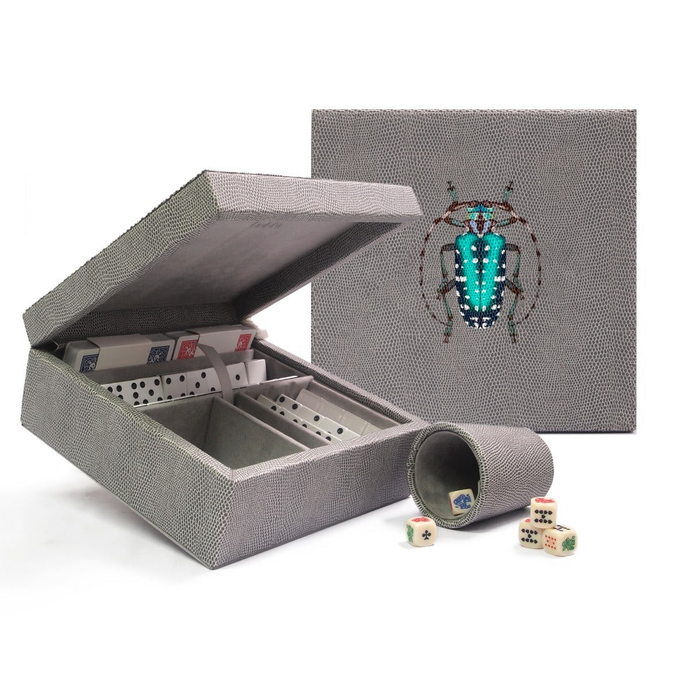 MINI CASINO REPTIL GRIS