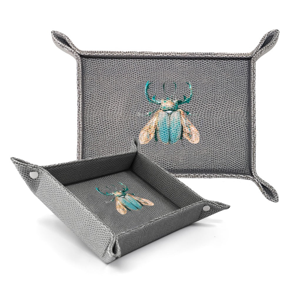 VACIA BOLSILLOS CHICO REPTIL GRIS