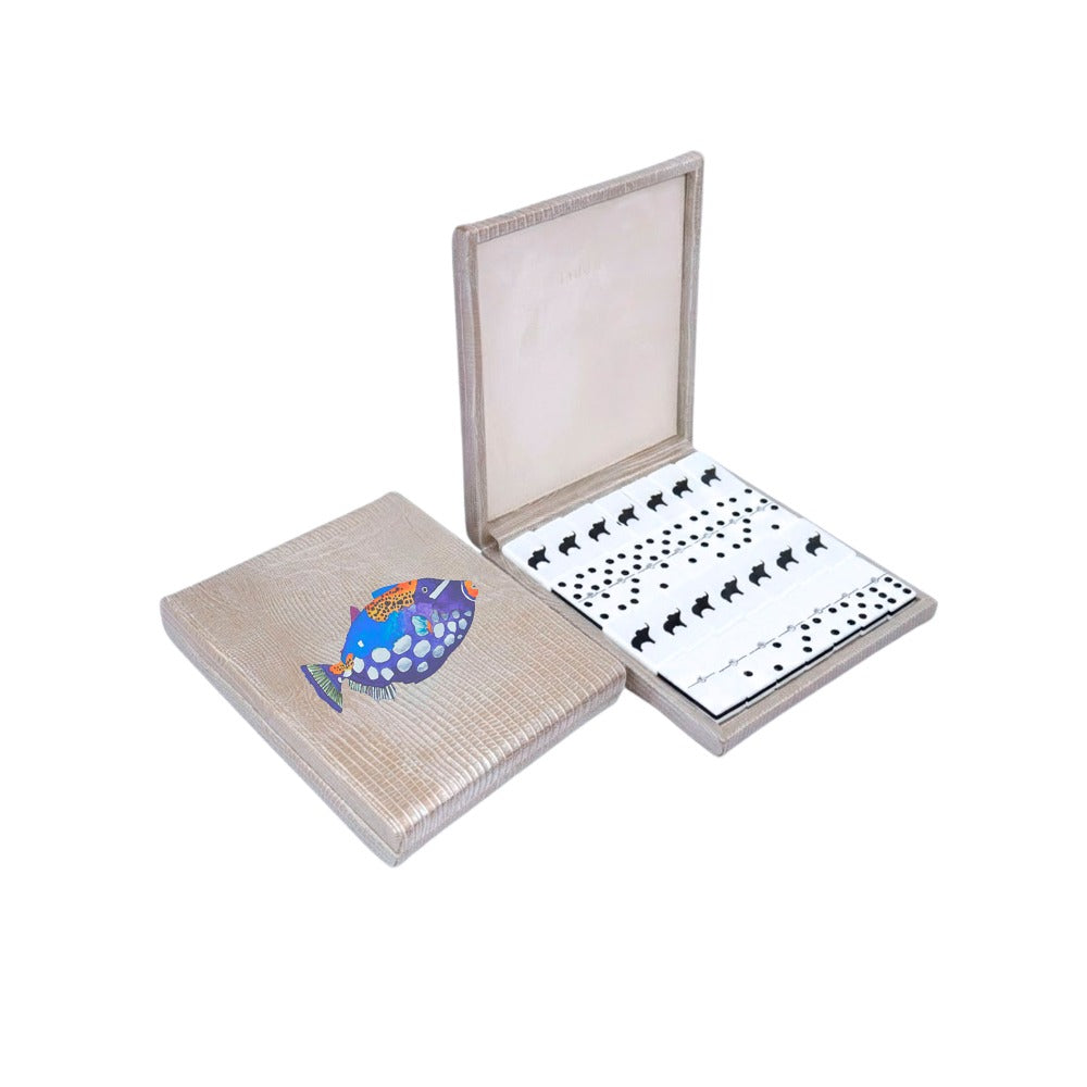 TEJUS BOY FLAT DOMINO SILVER BEIGE
