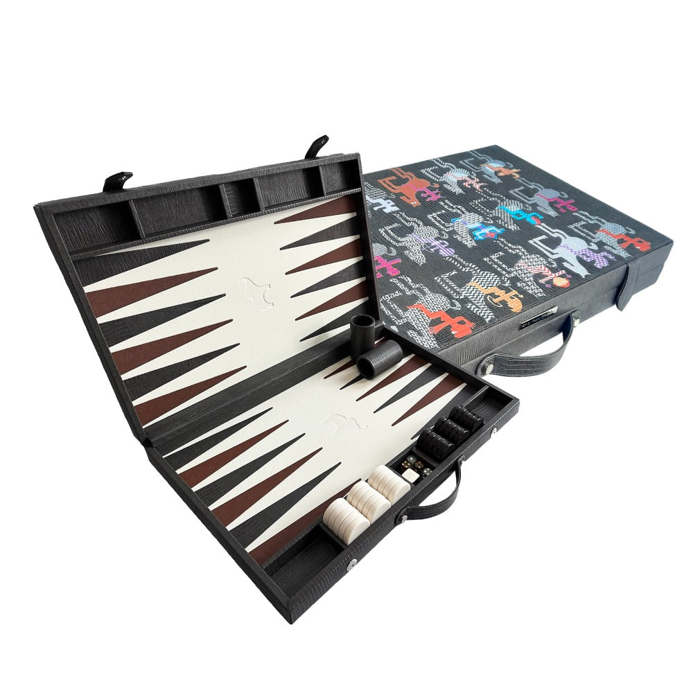 BACKGAMMON GRANDE GRIS ARMADILLO PEDRO FRIEDEBRG