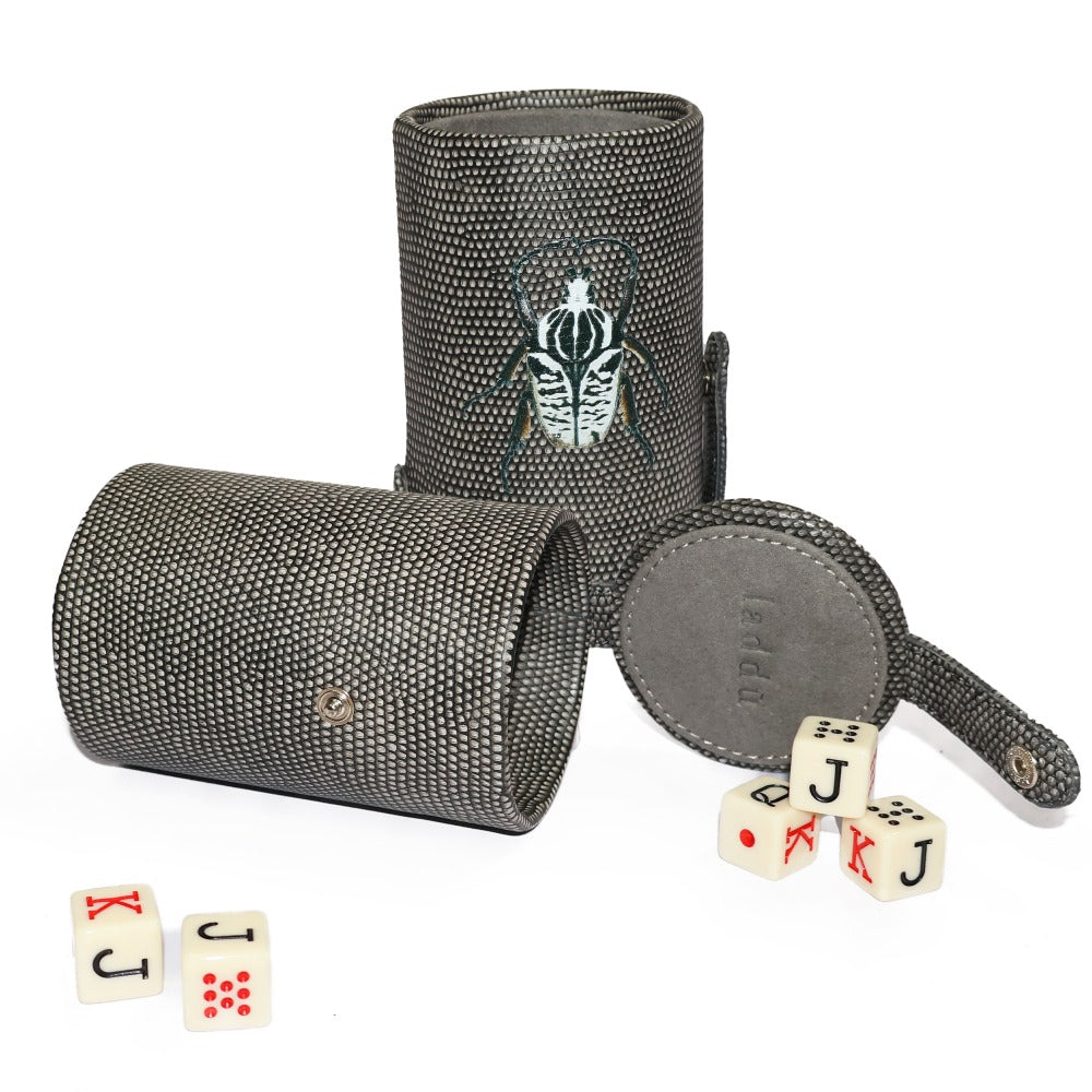 CUBILETE CON TAPA CARBON