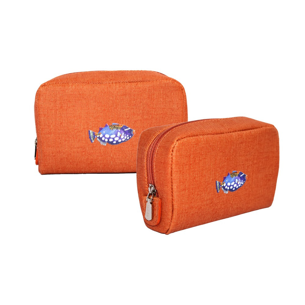POUCH MONKEY FIORE NARANJA