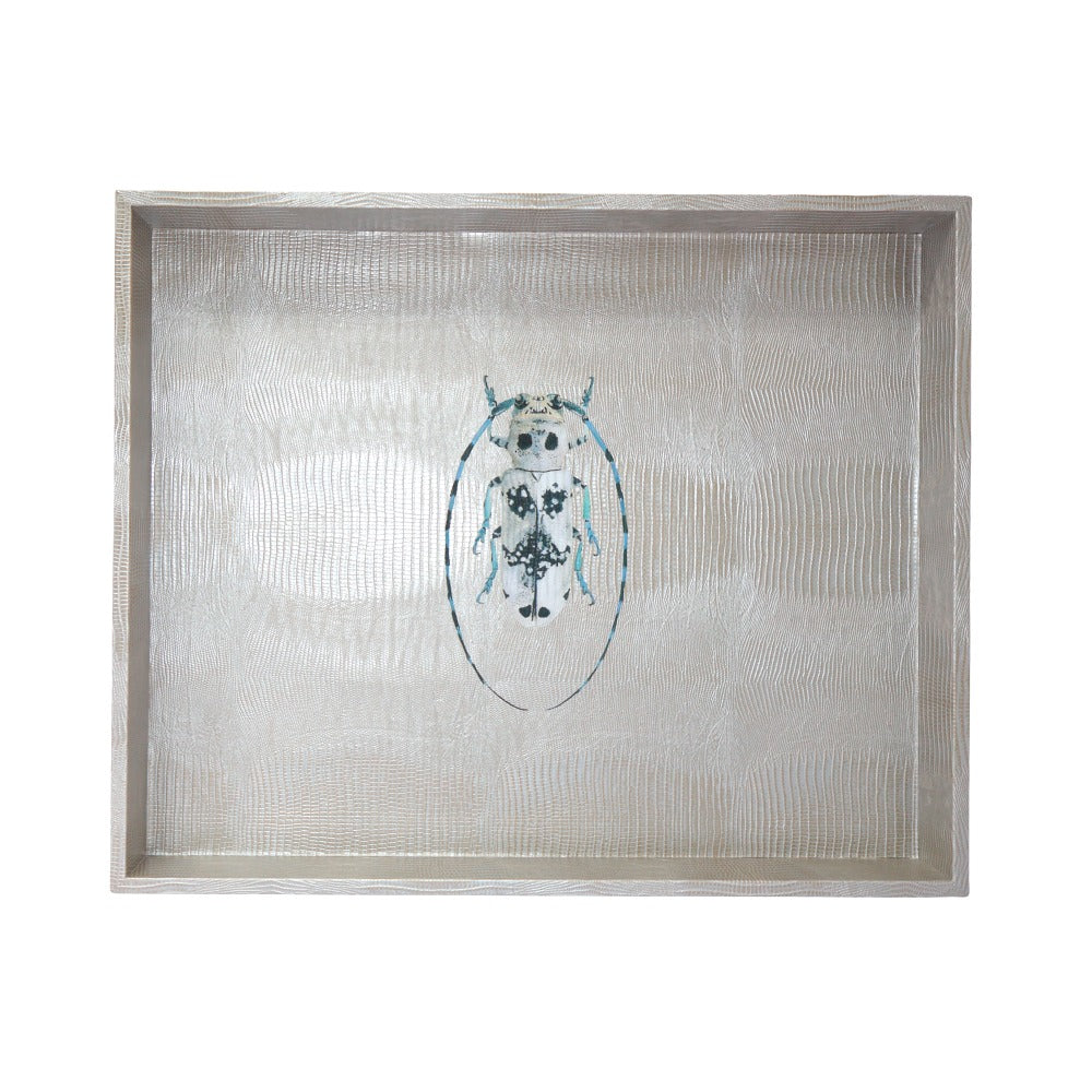 CHAROLA EXTRA GRANDE TEJUS PLATA BEIGE