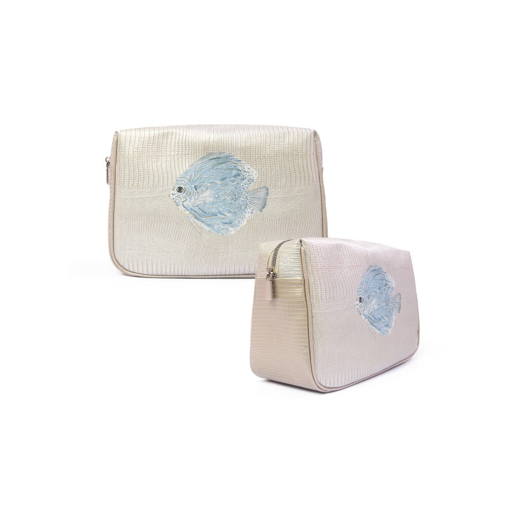NECESER MEDIANO TEJUS PLATA BEIGE