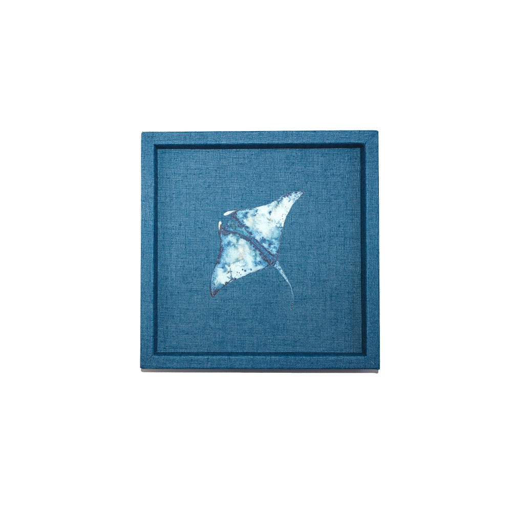 CHAROLA 18 X 18 FIORE OCEANO