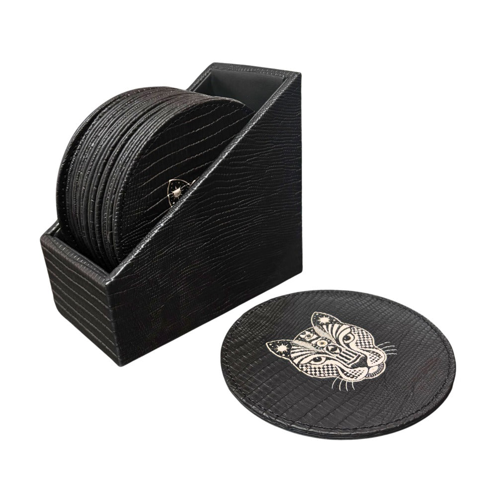 ESTUCHE PORTA VASOS CIRCULARES 12 JAGUAR
