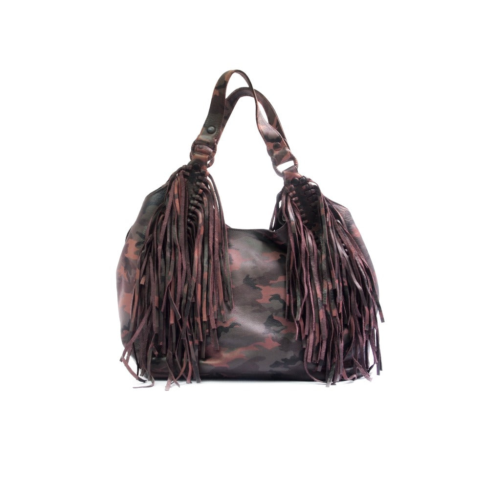 BOLSA JANICE CAMUFLAJE VINO