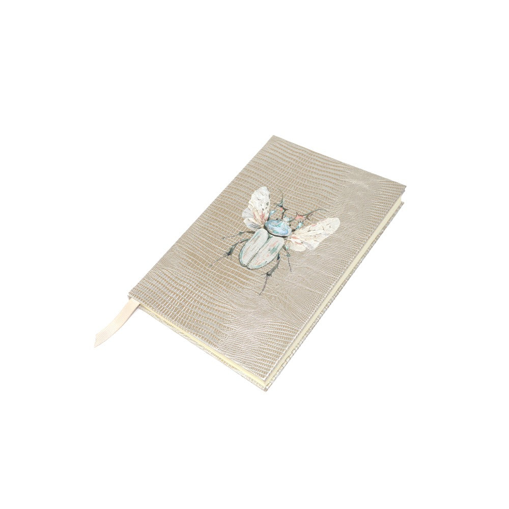 LIBRETA TEJUS PLATA BEIGE