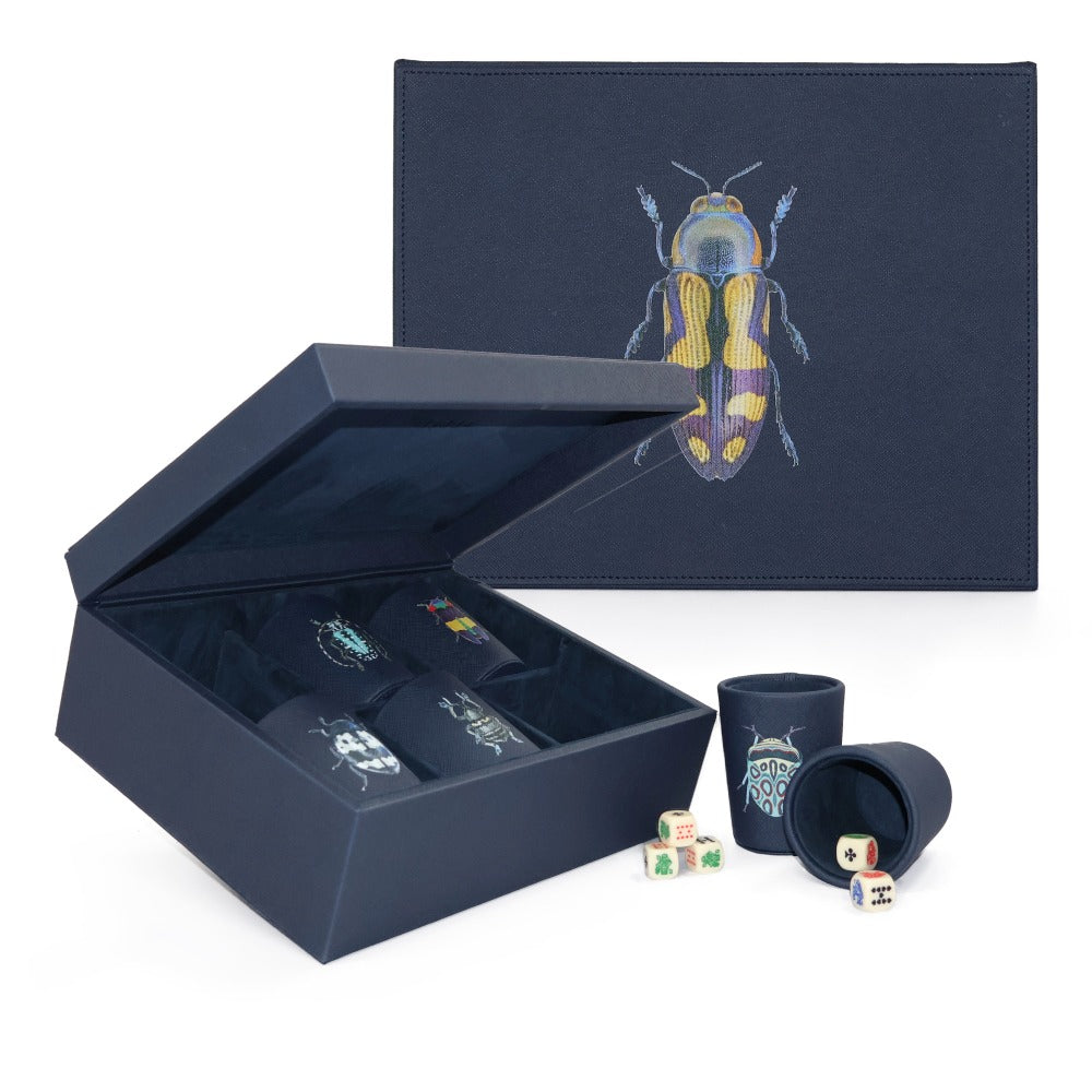 SET CUBILETES FORRO AZUL NOCHE