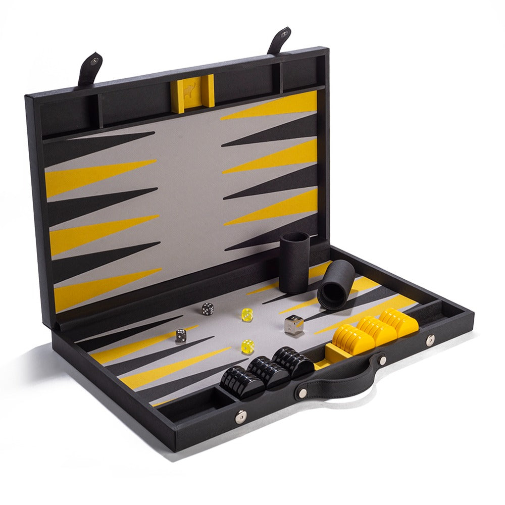 BACKGAMMON GRANDE FORRO COOL GREY