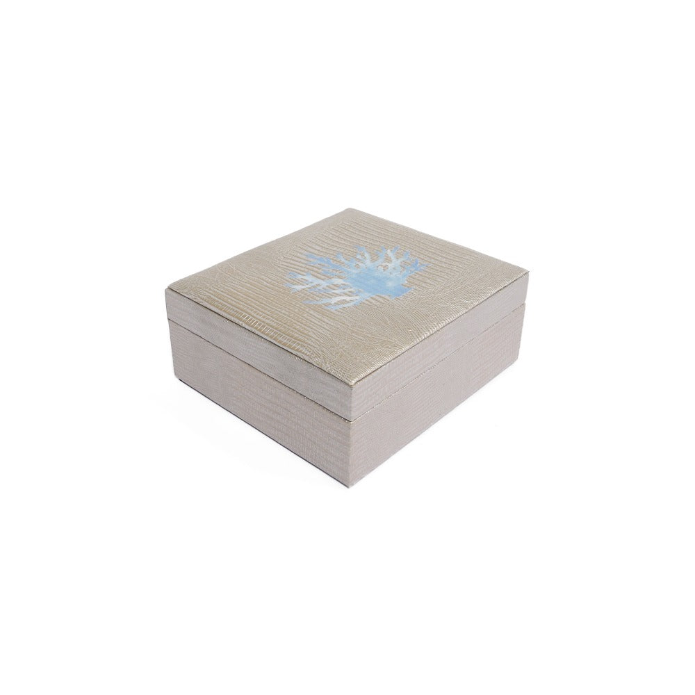 JOYERO BURO TEJUS PLATA  BEIGE