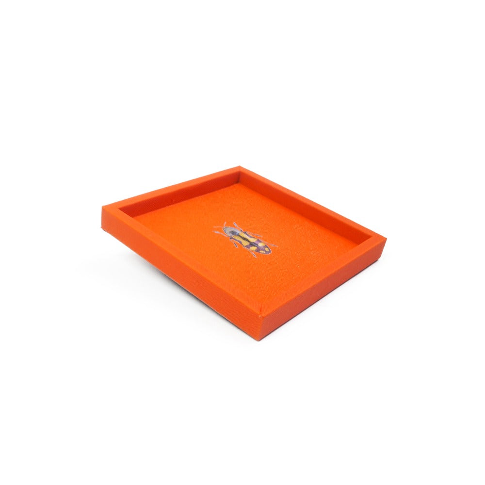 CHAROLA 18 X 18 FORRO NARANJA