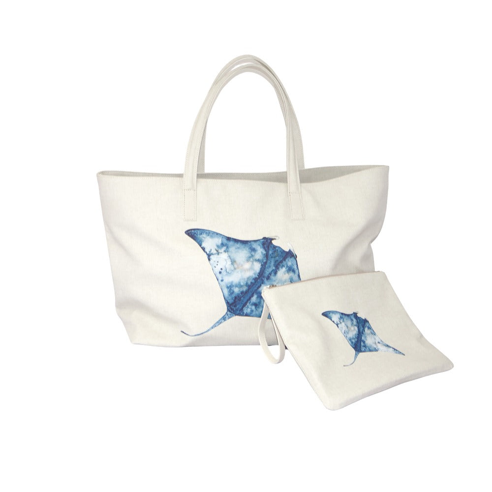 BOLSA MATEA PLAYA FIORE BLANCO