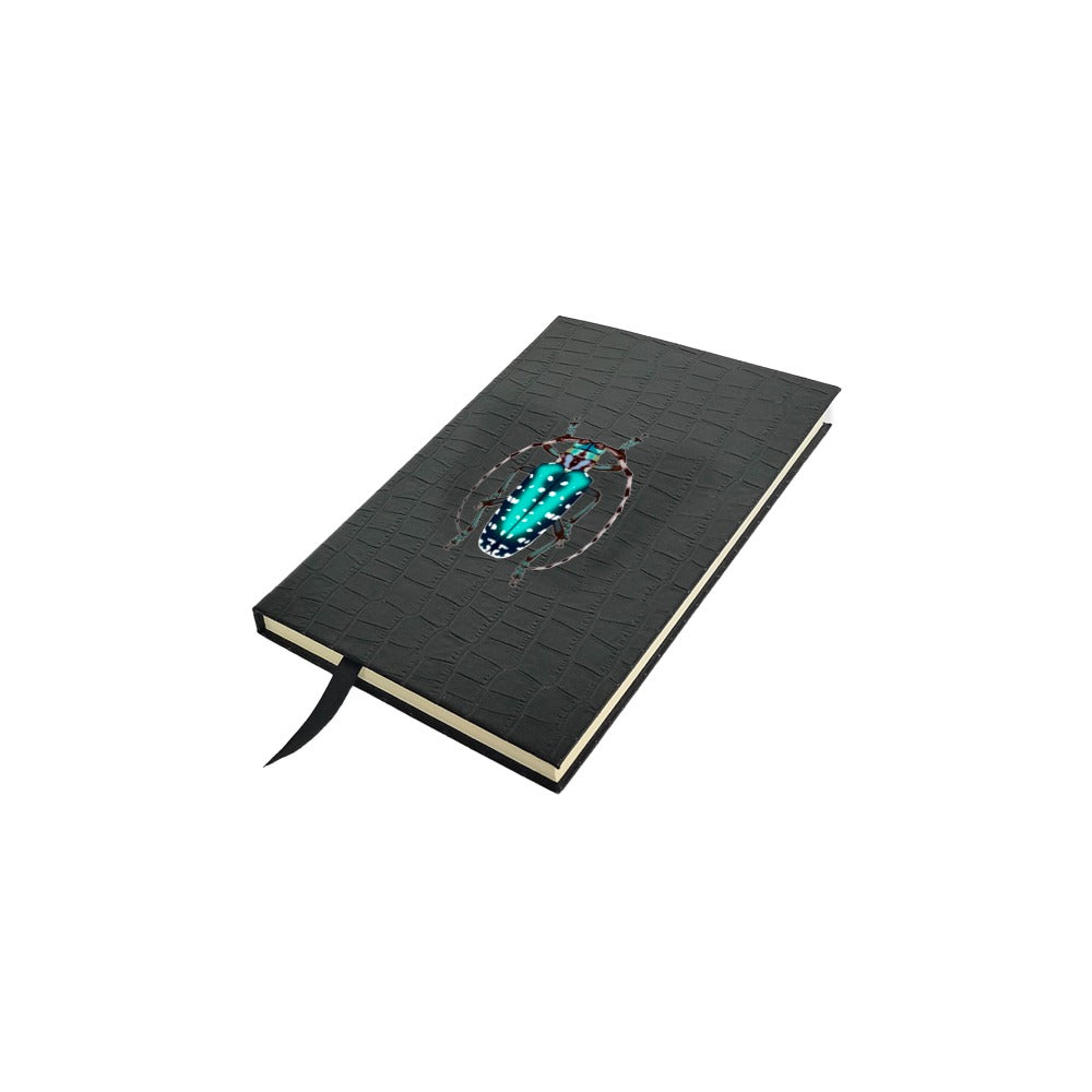 LIBRETA CROCO NEGRO