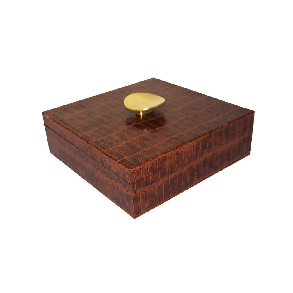 CAJA DE TE 9 PIEL DELUXE