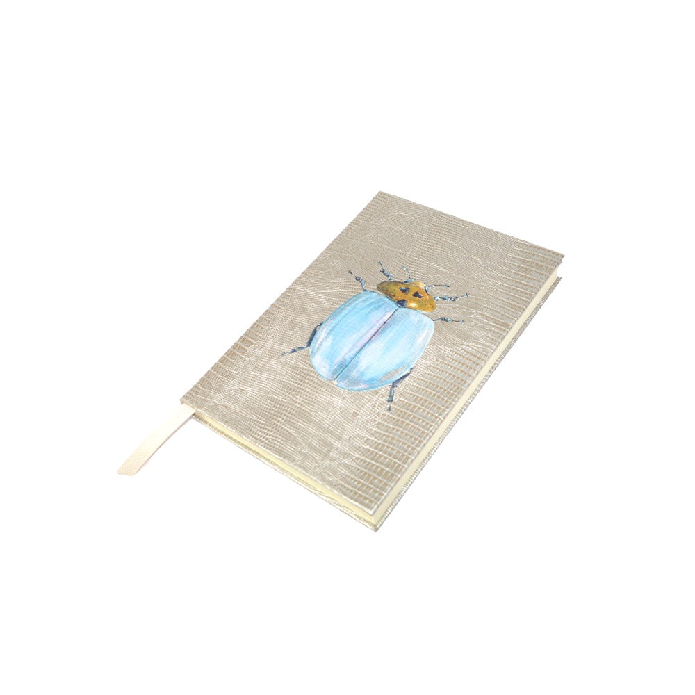 LIBRETA TEJUS PLATA BEIGE