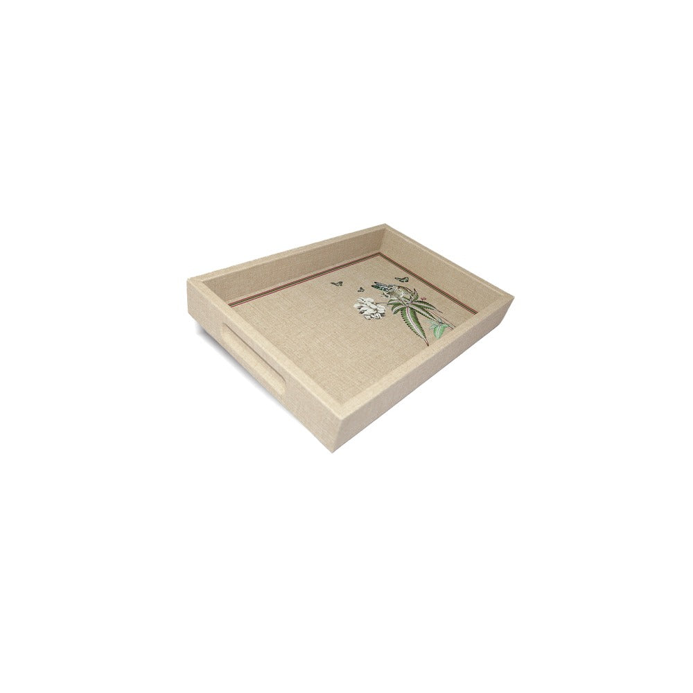 CHAROLA BURO FIORE BEIGE MUZALUCI
