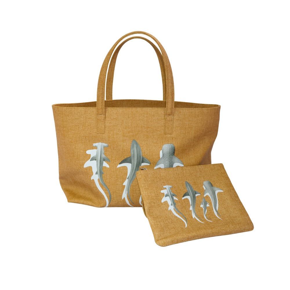 BOLSA MATEA PLAYA FIORE MOSTAZA