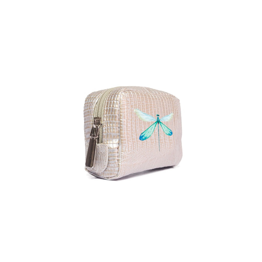 POUCH MONKEY TEJUS PLATA BEIGE
