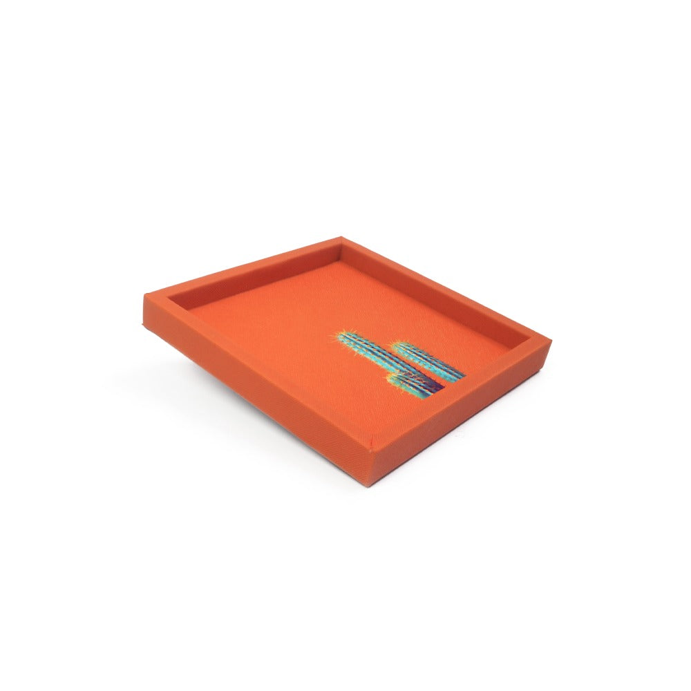 CHAROLA 18 X 18 FORRO NARANJA