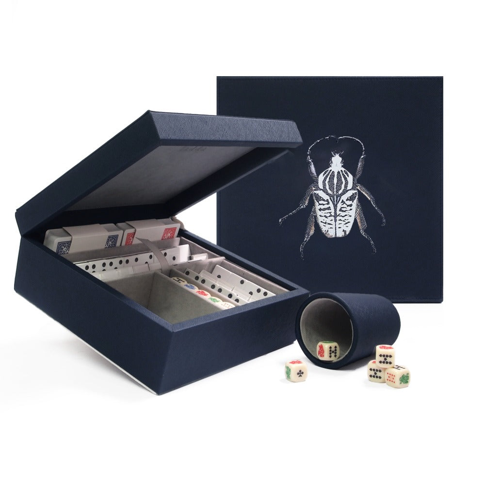 MINI CASINO FORRO AZUL MARINO ZEBRA
