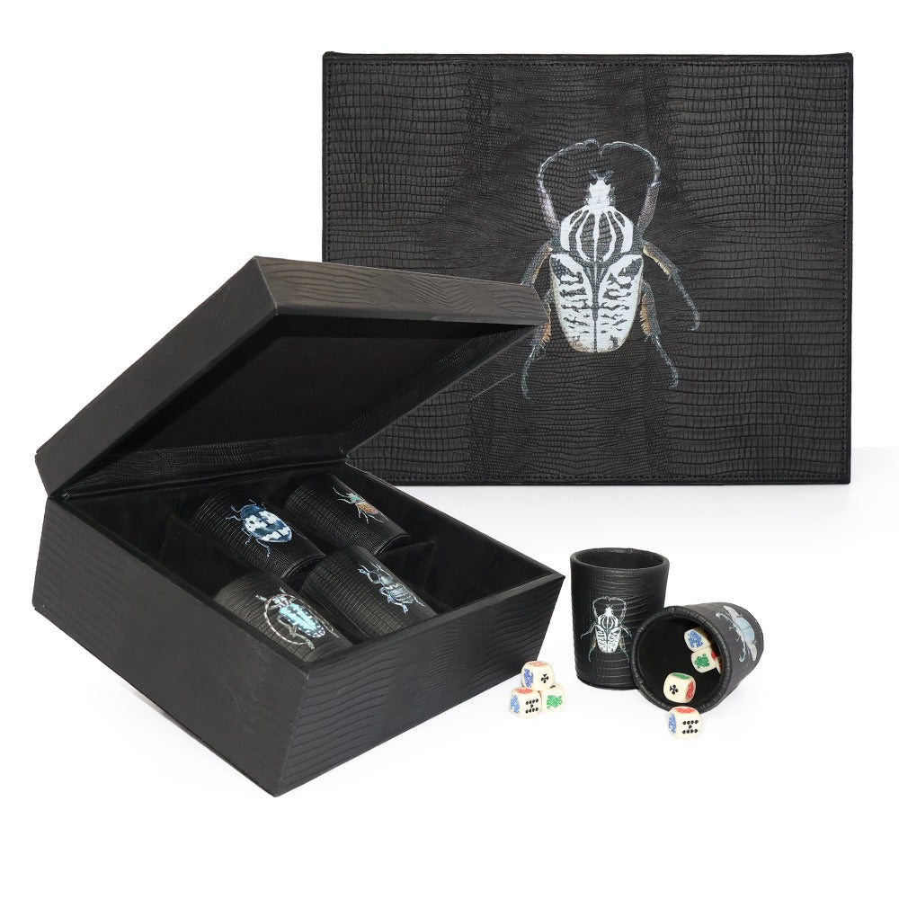 SET CUBILETES NEGRO ARMADILLO